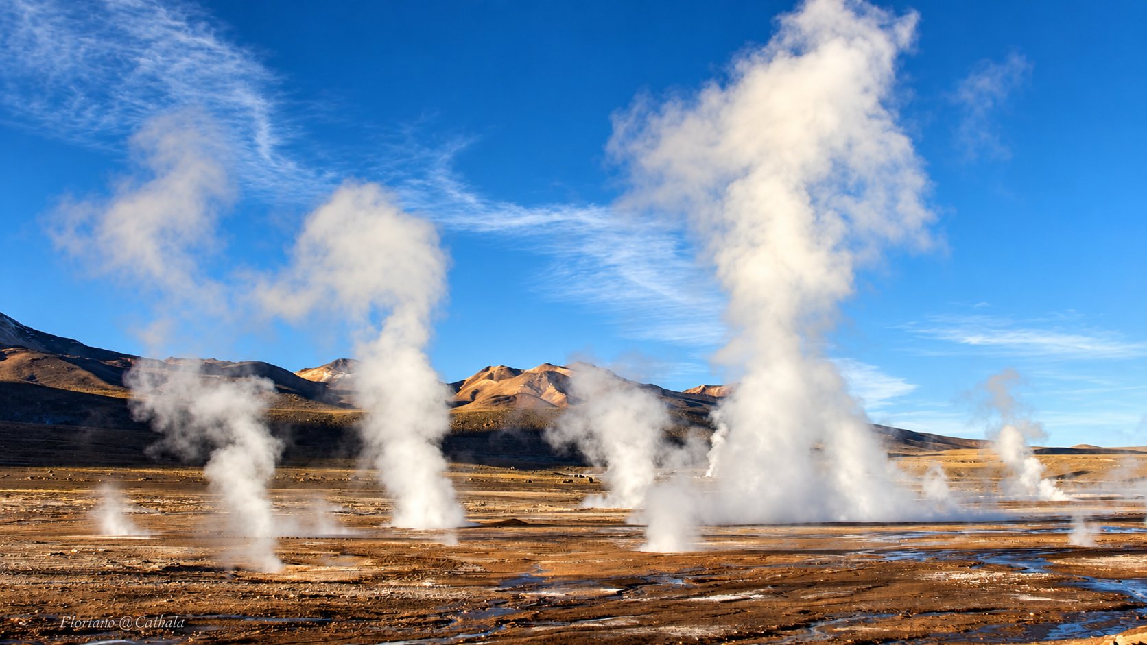 Geyser del Tatio y Poblado de Machuca